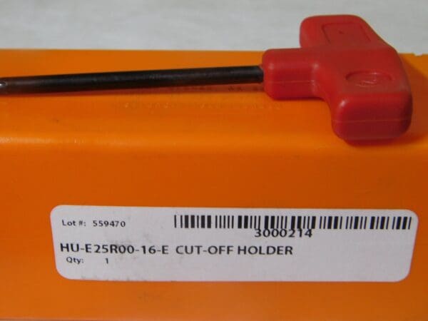 Hertel Indexible CutOff Toolholder 25mm Max DOC RH 2mm Min Groove Width 3000214