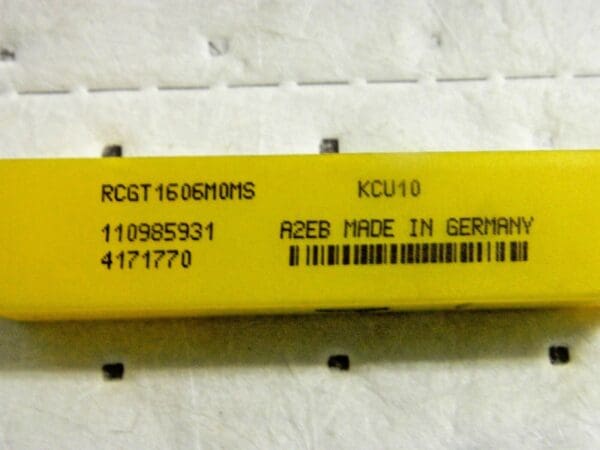 Kennametal Carbide Turning Inserts RCGT1606M0MS Grade KCU10 Qty 7 4171770