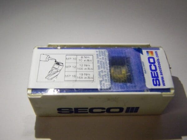 Seco Carbide Milling Tip Insert MP16-16019R20Z3- E05 Grade F40M 51793