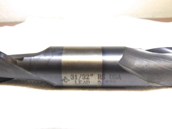 Cleveland HSS Sq Double End Mill 31/32” Dia TiCN 2Fl 1-5/8” LOC 6-3/8”OAL C33728