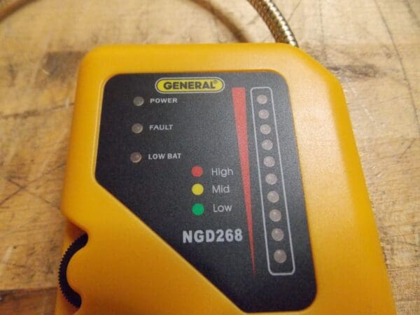 General Portable Combustible Gas Detector 50 ppm Sensitivity #NGD268 REPAIR