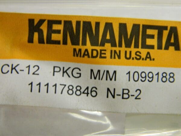 Kennametal Series KSSR CK Clamp for Indexables QTY 3 1099188