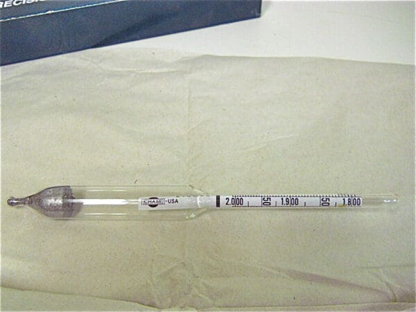 Chase Precision Hydrometer 1.800-2.000 Range Short Form 165mm OAL QTY 2 1995