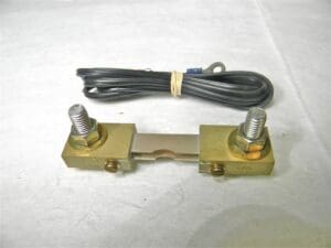 Simpson Switchboard Shunt for Analog Panel Meter 100A 50 mV with 5Ft Leads 06500