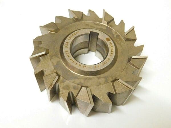 Niagara Cutter Milling Cutter HSS Staggered Tooth 4" D x 1-1/4" W 18T 01150