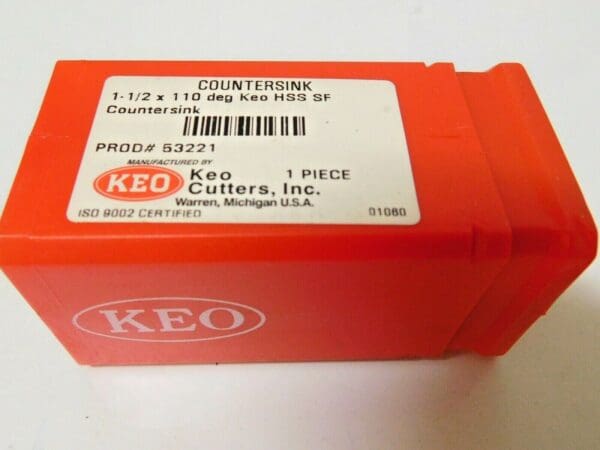 Keo Cutters Countersink HSS 1-1/2" Body Diam x 3/4" Shank Diam 110º 53221