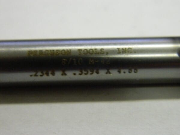 Ferguson Bit Drill 0.2344" x .3594" x 4.88" HSCo Alcrona Qty. 2 #08/10 M42