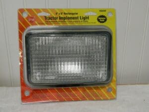 Peterson Tractor Implement Light 4"x6" Rectangular Halogen Flood V504HF