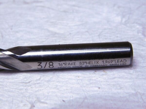 Controx HSSCO Corner Radius End Mill 3/8”Dia .060” Radius 1.5”LOC 234042.060R