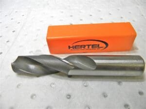 Hertel Screw Machine Drill Bit 61/64" HSS 118º Pt Spiral Type RH ST SHK 01353614