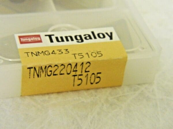 Tungaloy Carbide Turning Inserts TNMG433 Grade T5105 Qty 10 6853028