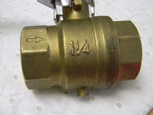 Jupiter Pneumatics Full Port Ball Valve 1-1/4" Pipe Brass 9914036969JP