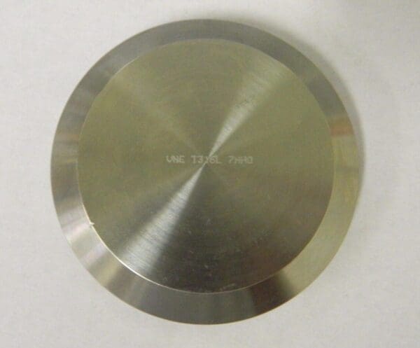 VNE Corporation E-line End Cap 2.5" Male T316L E16AI-14I-6L2.5