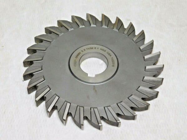 Keo Side Milling Cutter Straight Teeth HSS 5" Diam x 11/32" WOC 26T 05680