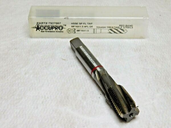 Accupro Spiral Flute Tap HSS-E MF16x1.50 D6 4FL 07927007