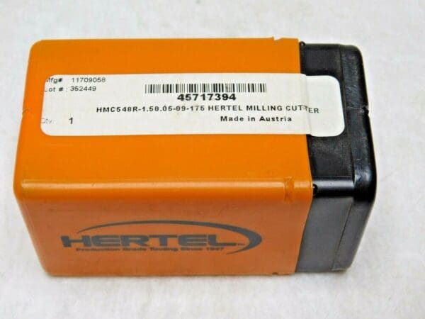 Hertel Indexable Chamfer/Angle Face Mill Through Coolant 1-1/2" CD 45º 45717394