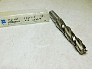 OSG Tapered Square End Mill Cobalt 5/8" x 2º x 3/4" x 6-1/2" 3FL 5939100