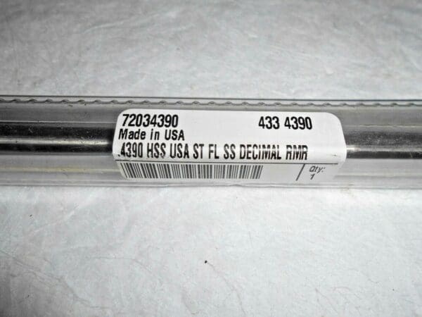 PRO Straight Chucking Reamer HSS 0.4390 x 7" 6FL 433-4390