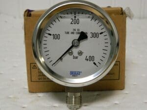 Wika Pressure Gauge 2-1/2" Dial 1/4 Thread 0-400 Scale Range 50232312