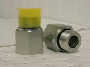 Parker Metric Pipe Conversion Adapter X -12 MNPTF STL 2PK BDPT-00424