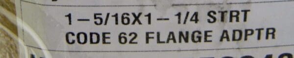 Dixon Valve Hydraulic Adapter 1-5/16"-12 Straight SAE x Male Qty. 2 600-16-20