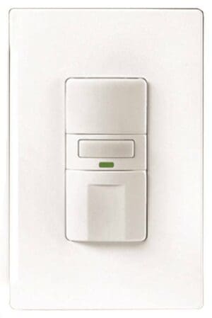 Cooper 1,000 Square Ft. Coverage Infrared Vacancy Sensor Wall Switch VS310U-W