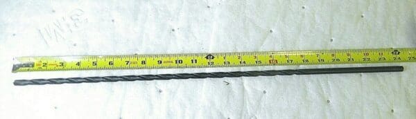 Interstate Extra Length Drill Bit 3/8” HSS 118º RH 3/8” Shank 24” OAL 63323646