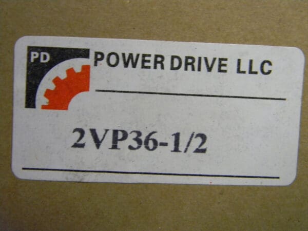 Martin Power Drive 1/2 VP Sheave 2-Groove Varipitch Sheave 2VP36-1/2