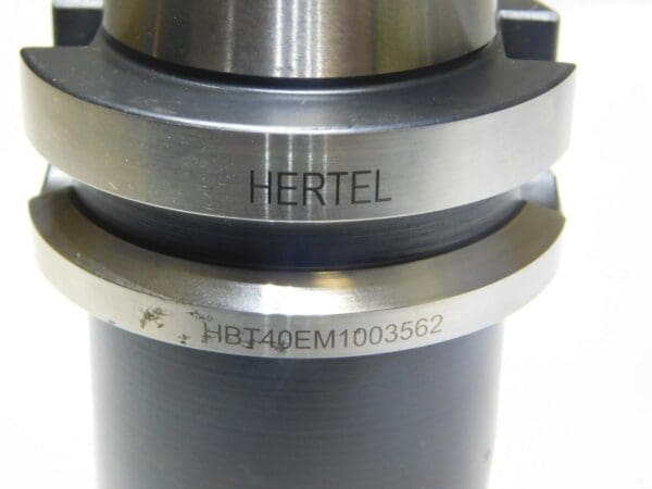 Hertel BT40 Taper Shank End Mill Holder 1” Hole Dia 3.56” Projection 28522HB7