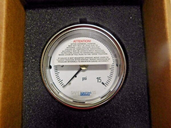 Wika Pressure Gauge 2-1/2" Dial 1/4" Thread 30-0 Scale Range 9745068