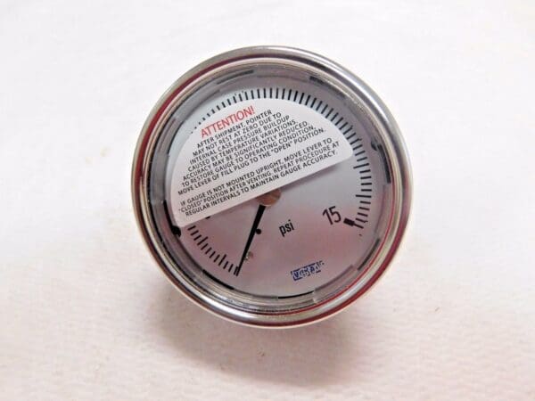 Wika Pressure Gauge 2-1/2" Dial 1/4" Thread 30-0 Scale Range 9745068