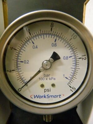 WorkSmart Pressure Gauge 4" Dial 1/4-NPT Thread WS-PE-GAGE-259