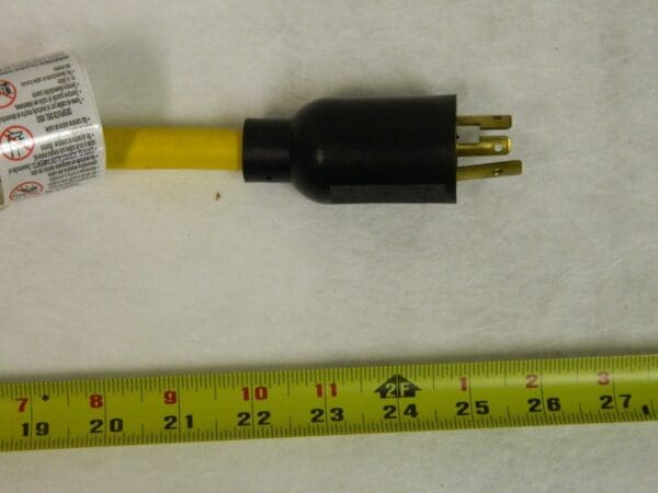 Coleman Cable 125 VAC 20A 3-Outlets Yellow/Black with Adapter 10613586