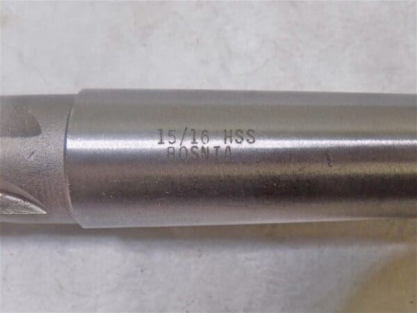 Interstate 3MT Bridge Reamer 15/16" HSS Straight Flute 43/64" Small End Diameter