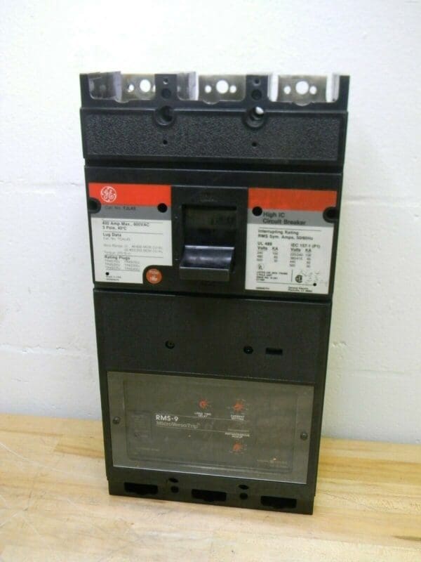 GE Molded Case Circuit Breaker w/ RMS-9 MicroVersaTrip 400A 600VAC 3P DEFECTIVE