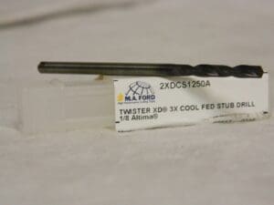 M.A. Ford Solid Carbide Jobber Drill 1/8" 142° 2XDCS1250A