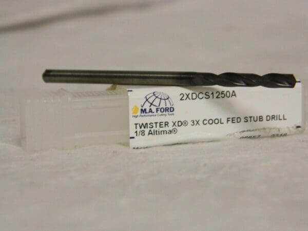 M.A. Ford Solid Carbide Jobber Drill 1/8" 142° 2XDCS1250A