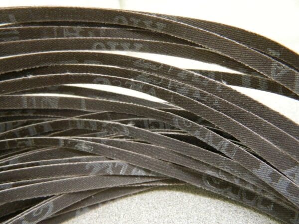 3M Abrasive Belts 50Pk 1/4" Wide 24" OAL 16 Trizact Grit 00051125118507