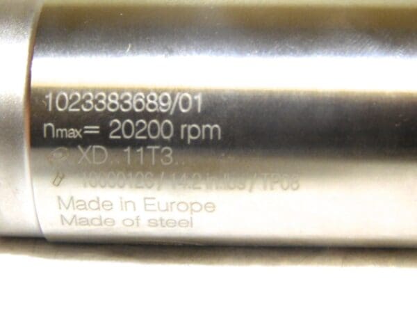 Hertel Indexible Sq Shoulder End Mill 1.25” Dia 1.25” Shank Dia 4.5” OAL 6004695