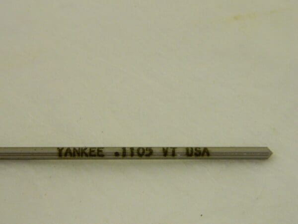 Yankee 0.1105" 4 Flute High Speed Steel Chucking Reamer 72011059