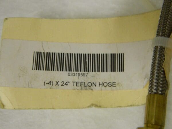 Pro Flexible Metal Hose Assembly 3/16" ID 24" OAL Brass Qty.2 03319597