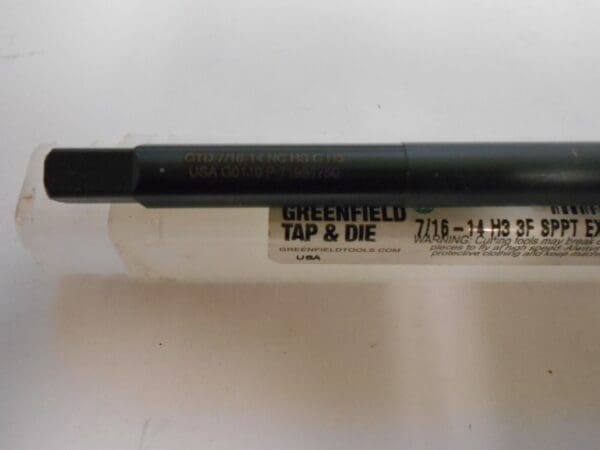 Greenfield H3 7/16"-14 UNC Plug Chamfer HSS Spiral Point Tap QTY 3 18957