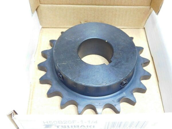 Tsubaki Finished Bore Sprocket 1.2500" Bore H50B20F 1-1/4