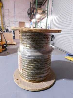 Wire Rope Spool, 7/16" Diameter, 6x19 IWRC, 100' Length