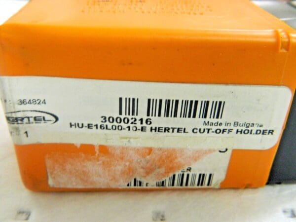 Hertel Indexable Grooving Cutoff Toolholder LH HU-E16L00-10-E 3000216