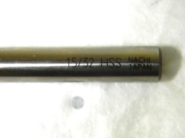 Nachi HSS XL Parabolic Drill 15/32” Dia Straight Shank 12” L 9" Fl Lgt L55115/32