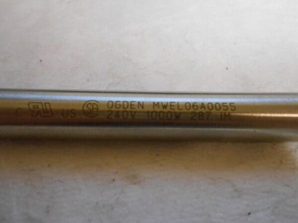 Ogden High Density Cartridge Heater 5/8" Diameter x 6" Length MWEL06A0055