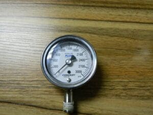 Ashcroft Pressure Gauge 2-1/2" Dial 1/4 Thread 0-3,000 Scale Range 94233XLL