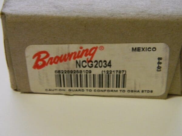 Browning Steel Change Gear 34 Teeth 14 -1/2" Model NCG2034