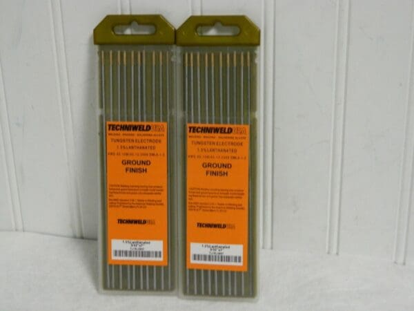 Techniweld USA Tungsten Electrodes 3/32RADS 1.5%THOR Qty 20 TU15L0937